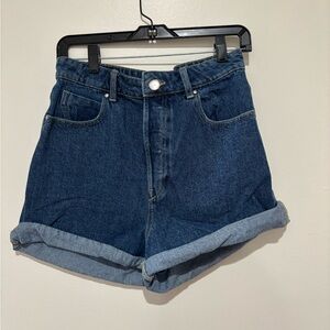 Zara denim shorts size 8